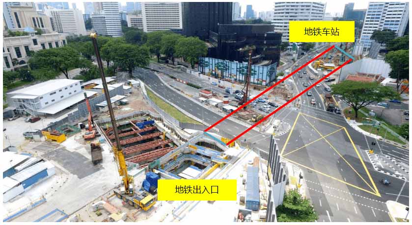 新加坡T221地铁出入口项目
